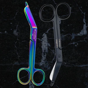 ArTLab - Rainbow Lister Verbandschere 5,5" + buntes Muster 5,5" - 2 Stück - Bild 1 von 26