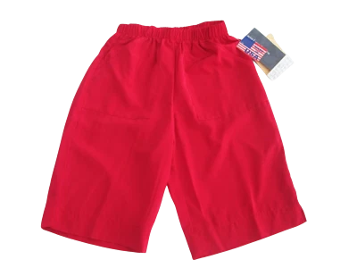  SUSAN GRAVER PANTALONES CORTOS CINTURA ELÁSTICA - ROJO XS - NUEVOS CON ETIQUETAS Foto 1 de 4