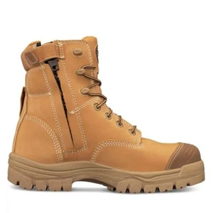 Oliver work boots 45632z AT's wheat lace zip sider + FREE 3 decks playing cards - Picture 1 of 6