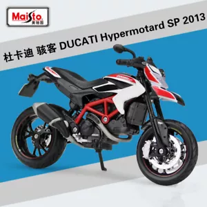 1:12 Maisto Ducati Hypermotard SP Motorcycle Bike Model New in Box - Picture 1 of 8