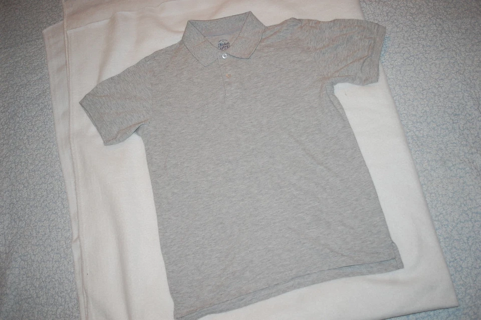 Boys HEATHER GRAY S/S POLO SHIRT Dressy SCHOOL UNIFORM Casual XXL 18 HUSKY - Image 1 of 1