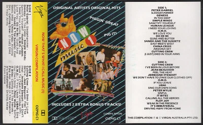 1987 MUSIC AUDIO CASSETTE TAPE [ALBUM: NOW THAT'S WHAT I CALL MUSIC! 1] VARIOUS - Image 1 of 4
