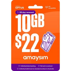 Amaysim $22 Starter Pack PrePaid SIM Card - Picture 1 of 1