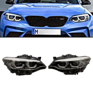 LED Headlights Assembly For BMW 2 Series F23 F22 F87 M2 Xenon/HID Facelift 14-21 - Picture 1 of 16