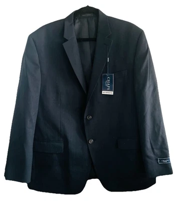 Chaps Ralph Lauren Men’s 44S Navy 100% Wool Suit Jacket Blazer Sport Coat NWT - Image 1 of 4
