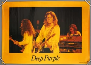 DEEP PURPLE Tommy Bolin – rare original 1970s Warner-Pioneer promo poster - Picture 1 of 3