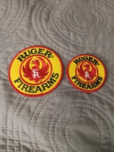 Vintage Ruger Firearms 4” And 3" Patch Gun Circle New Lot of 2 - Picture 1 of 2