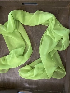 SCIARPA AVVOLGENTE VERDE LIME ACCESSORI INTERNAZIONALE DONNA 61” - Foto 1 di 1