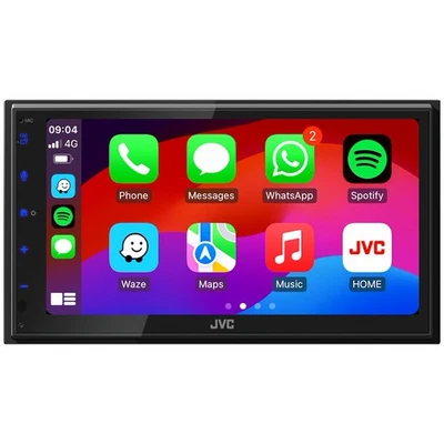 JVC KW-M695DBW 2-DIN Autoradio mit DAB+, Wireless Apple CarPlay & Android Auto - Bild 1 von 4