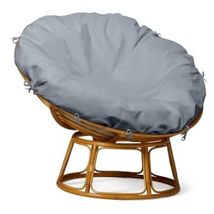 Papasan Cushion Cover,420D Waterproof Removable Zipper 55‘’L x 55‘’H Grey - Picture 1 of 8