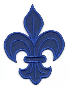 PARCHE PATCH fleur de lys Flor de Lis Lirio Borbones Francia EMBROIDERED 1 - Bild 1 von 1
