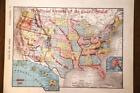 1900 MCNALLY PUBLIC LEDGER UNRIVALED ATLAS MAP-UNITED STATES-TERRITORIAL GROWTH