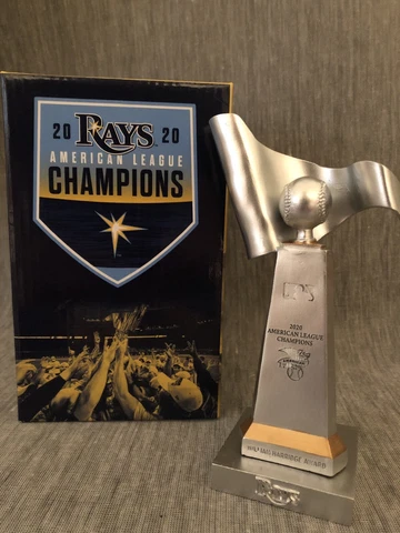 Tampa Bay Rays 2020 American League Champions Trophy New In Box SGA ALCS Cover