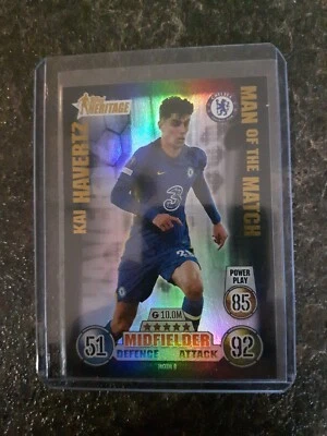 2021-22 Topps Match Attax Man Of The Match Kai Havertz Card# MOTM 8 - Image 1 of 2