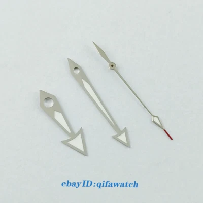 Green Luminous Silver watch hands fit Miyota8205 8215 821A DG2813 3804 movement  - Image 1 of 4