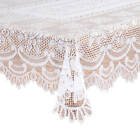 White Rose Lace Tablecloth