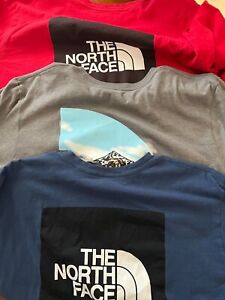 3 NORTH FACE LONG SLEEVE T SHIRTS SIZE LARGE