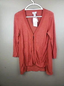 Soft Surroundings Womens Cardigan Size XS Buckle Front Light Weight NWOT 26995 - Picture 1 of 6