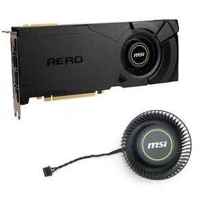 Graphics Card Cooling Fan for MSI RTX2080ti 2080 2070 AERO Public Graphics Cards - Afbeelding 1 van 5