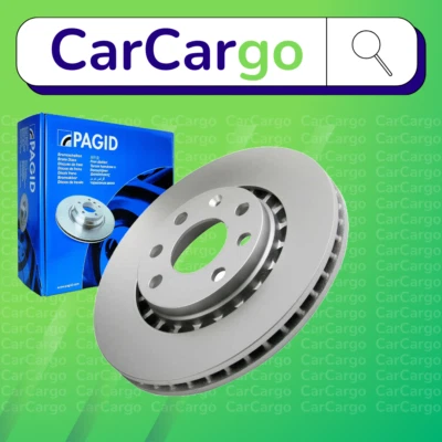 Pagid Vented Front Brake Discs Pair For Opel Kadett 1.8 S 1987-1991 256 mm - Image 1 of 4