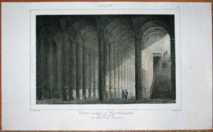 Impresión 1840 ANTIGUA CISTERNA EN CONSTANTINOPLA ESTAMBUL, TURQUÍA, #35 - Imagen 1 de 1