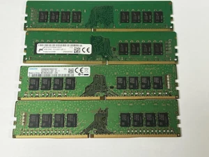 Samsung Micron 16GB 32GB 64GB 2RX8 PC4-2400T Memory/Ram DDR4 DIMM Desktop PC - Picture 1 of 3