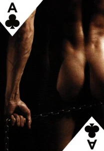 Sexy trozo erótico de interés gay/tarjeta comercial masculina - Imagen 1 de 2