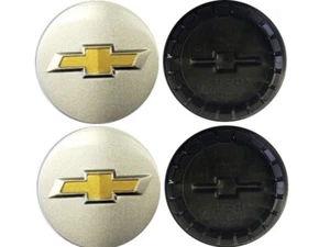 4pc Wheel Cap Silver with Gold bowtie 59mm for 2021-2025 Chevrolet Trailblazer - Picture 1 of 1