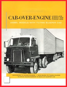 IH International Cab-Over-Engine Trucks Brochure DCO-405 T-405 F-405 COE Tractor - Picture 1 of 8