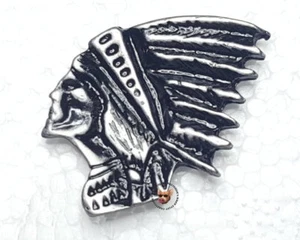 Indian Motorcycle Chief Vest Hat Pin Made in USA Headdress FREE USA SHIPPING - Picture 1 of 3