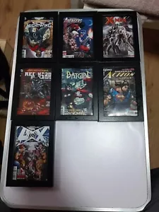 Marvel Dc Pictures In Frames  7 Small Comic Covers  - Picture 1 of 10