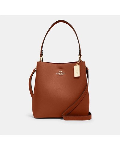 Borsa a tracolla Coach Town in pelle Nera