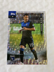 2021 Topps MLS Soccer Icy White #89 Andres Rios San Jose Earthquakes