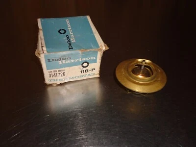 Nuevo NOS Delco Harrison 180 grados termostato GM 3141726 118-P 1937-1954 Pontiac Foto 1 de 2