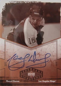 Marcel Dionne Signed Upper Deck Card—Legendary Signatures Auto 2004-05 - Picture 1 of 2