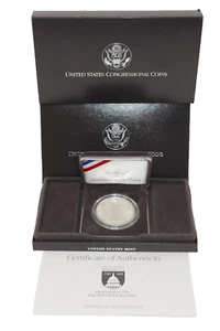1989-S US Mint Congressional Coin Silver Dollar Proof with COA - Picture 1 of 15