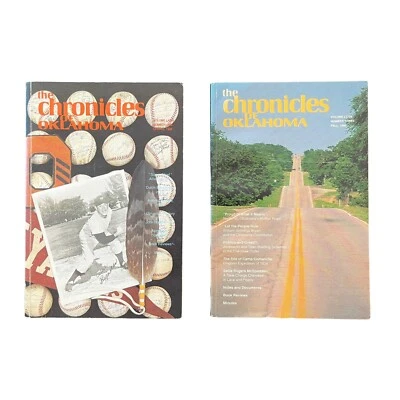 The Chronicles of Oklahoma Book Lot 1995 #1, #3 Genealogy Historical Society - Image 1 of 4