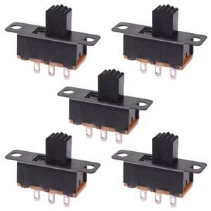 5 x Mini Miniature Model Railway Slide Switch 2-Position SPDT - Picture 1 of 1