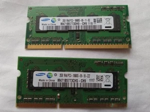 Memoria 4GB 2x2GB PC3-10600s 1333MHz DDR3 SODIMM - Funzionante estraibile da Dell E6420 - Foto 1 di 1