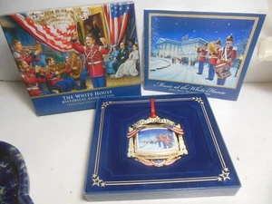 Adorno de Navidad 2010 Casa Blanca William McKinley Ejército Marina Banda con Caja Inserto - Imagen 1 de 2