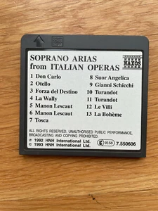 Minidisc Naxos Soprano Arias From Italian Operas classical album music no case - Foto 1 di 1