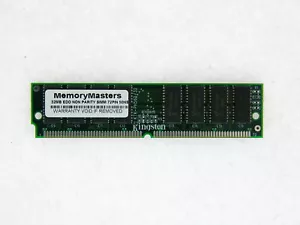32MB EDO MEMORY NON-PARITY 50NS SIMM 72-PIN 5V 8X32 - Picture 1 of 1