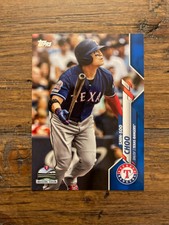 2020 Topps SHIN-SOO CHOO Texas Rangers #518 WALMART BLUE sp/299 Flat Shipping