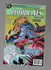 DC Comics Adventures of Superman Annual 5 AUTOGRAPHED By ED HANNIGAN - Picture 1 of 3