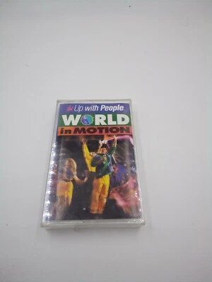 UP WITH PEOPLE: WORLD IN MOTION MUSIC CASSETTE TAPE, 13 GREAT TRACKS, GUC - Image 1 of 4