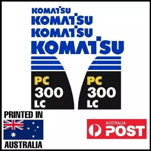 Komatsu PC300LC-8 Decals Sticker Kit - Picture 1 of 2