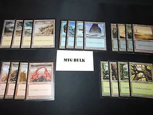 20 Basic Land - TEMPEST - 1x of each art - SP-MP - Magic MTG FTG - Picture 1 of 6