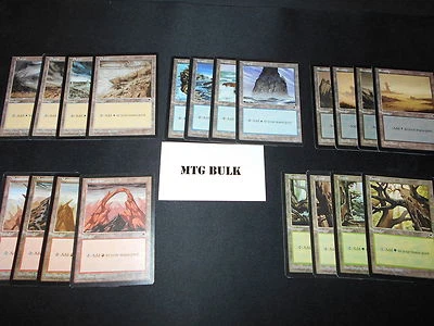 20 Basic Land - TEMPEST - 1x of each art - SP-MP - Magic MTG FTG - Image 1 of 4