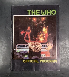 The Who 1982 Gira de Conciertos Programa Oficial Su Hard Tour Error de Impresión - Imagen 1 de 5