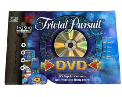 Trivial Pursuit DVD TV Games Family Game Complete Popular Culture Barely Used - Image 1 of 4